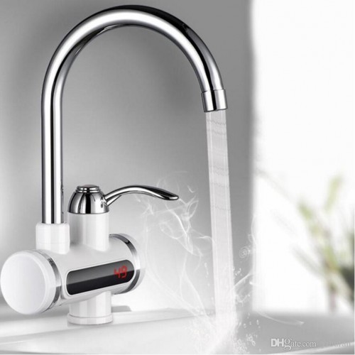 Robinet electric instant digital - pentru incalzirea apei la chiuveta si dus