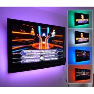 Banda RGB LED 5 metri, cu telecomanda si joc de lumini multicolore