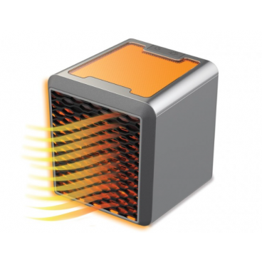 Mini aeroterma cu aer cald 1500 W si lumina ambientala